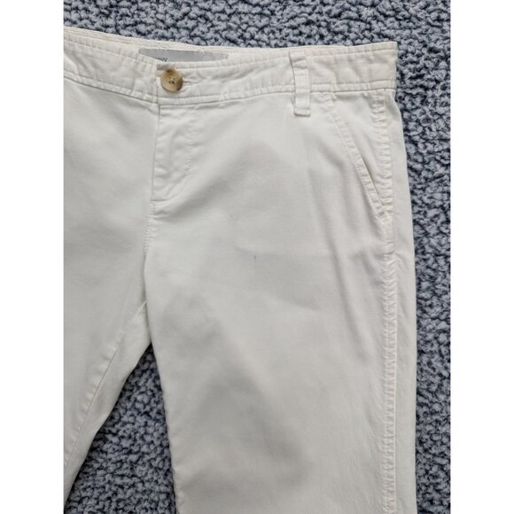 Y2K Revival Old Navy Low Rise Capri Pants Size 4 Boho Retro Beachy Casual White - Picture 7 of 13
